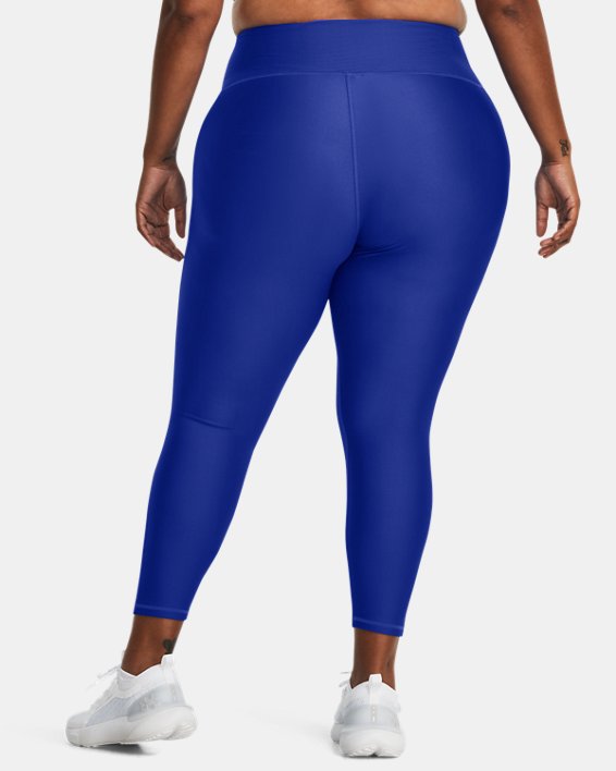 Damen HeatGear® Armour 7/8 Leggings mit hohem Bund, Blue, pdpMainDesktop image number 1